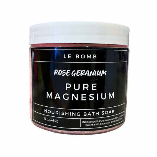 Rose Geranium Essential Oil Bath Soak