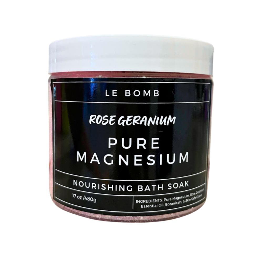 Rose Geranium Essential Oil Bath Soak