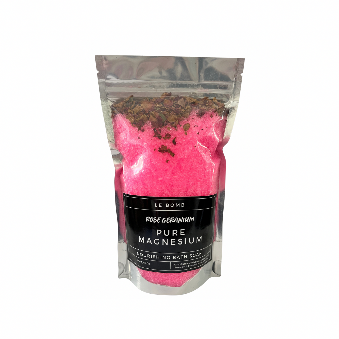 Rose Geranium Essential Oil Bath Soak